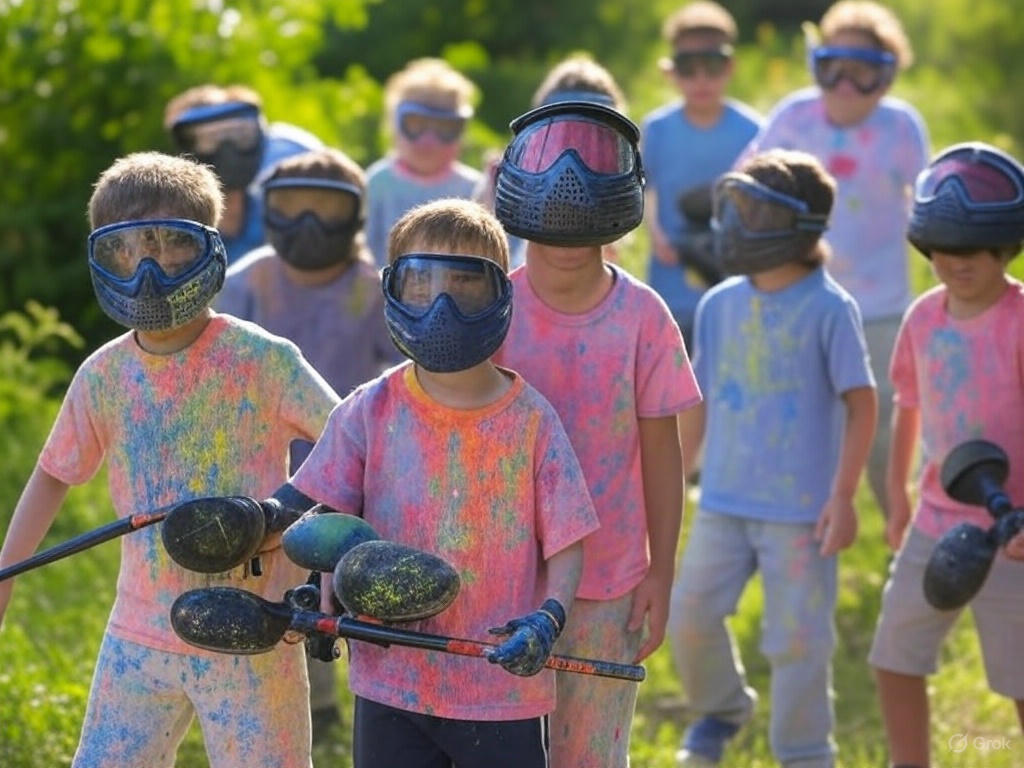 Paintball Nature Game